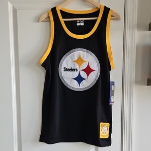 NFL Steelers Black and Yellow Tank Top